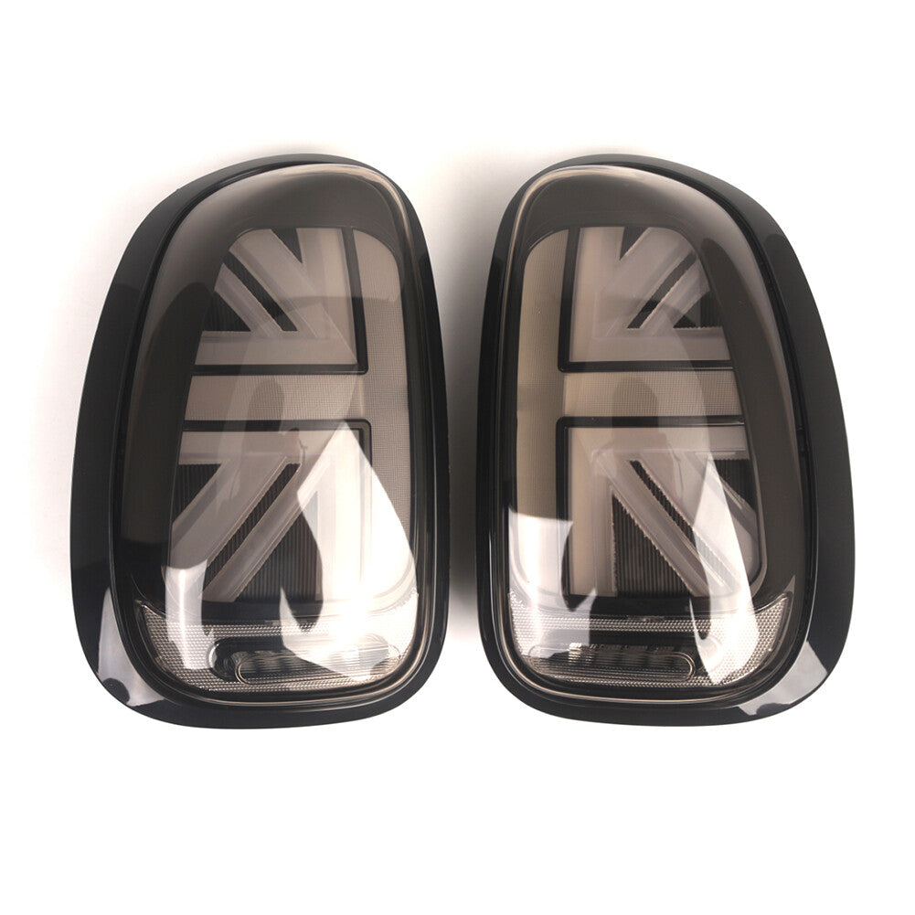 2x Grey ABS Tail Lights Rear Lamps Brake Lamps for Mini Countryman R60 2010-2016