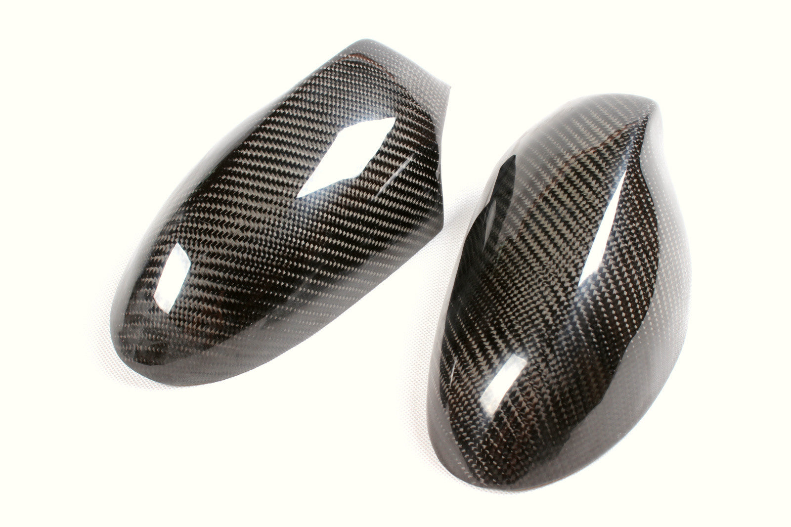 2xCarbon Fiber Side Door Mirror Cover Trim for BMW 1Series E82 E81 E87 E88 05-08