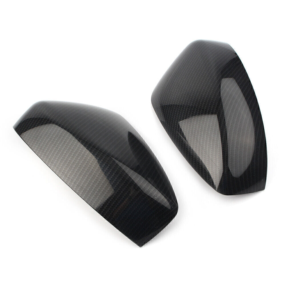 Side Door Mirror Wing Trim Cover Rearview Carbon Fiber ABS for MazdaCX-5 2017-19