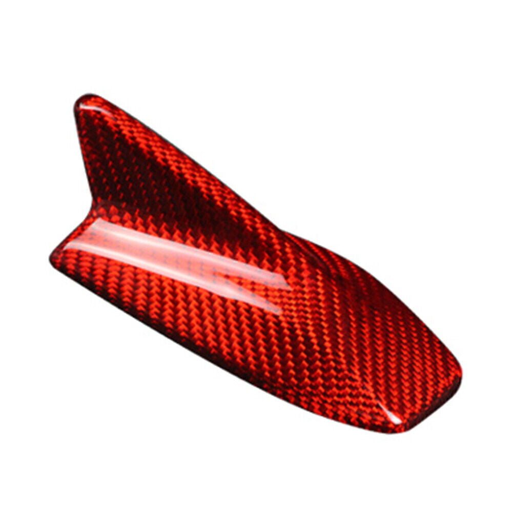 Carbon fiber red shark fin antenna cover sticker for Lexus IS300C 2009-11-2010