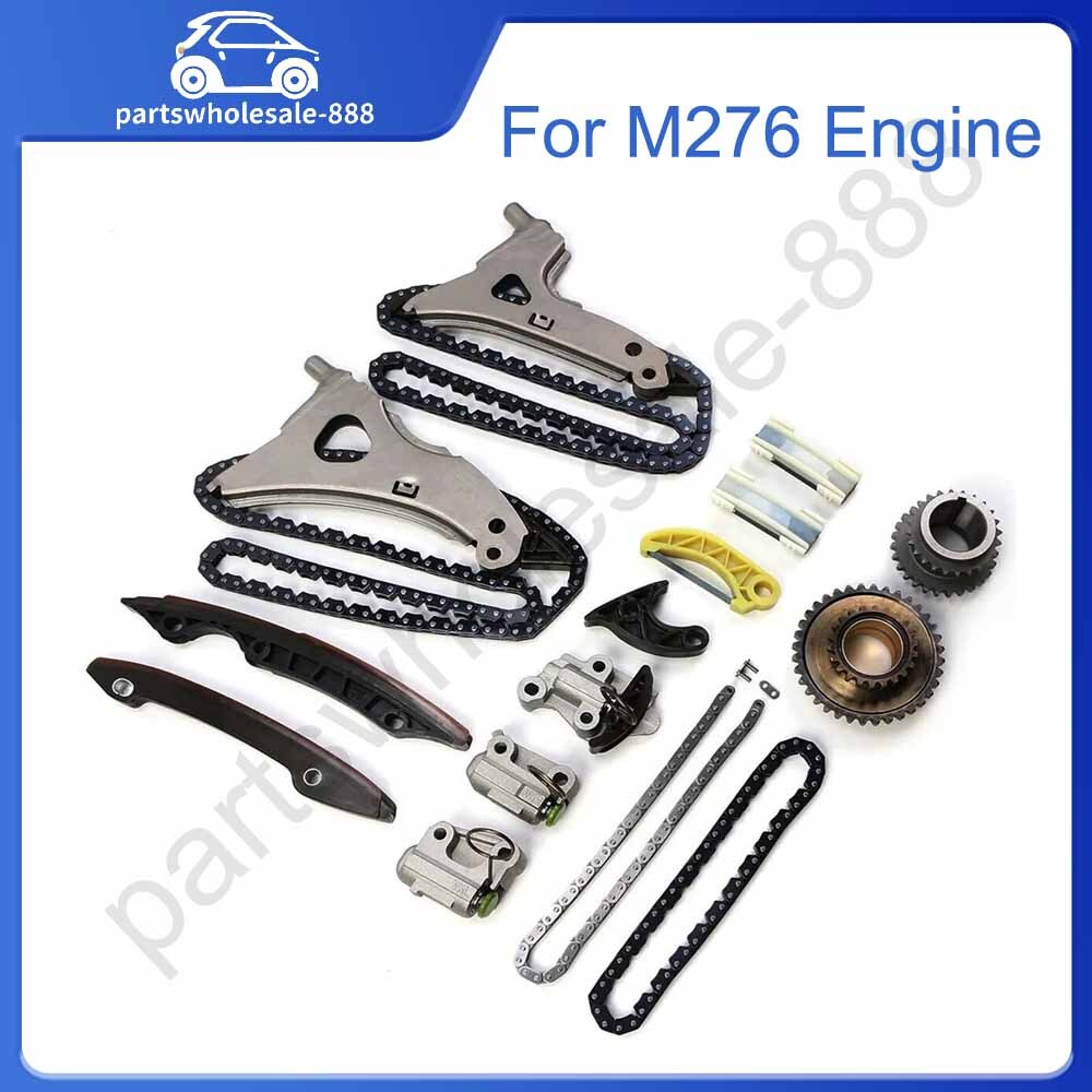 The M276 timing chain kit is suitable for Mercedes-Benz E350, GL450, E400, ML350, GLK350 3.0L, and 3.5L models.