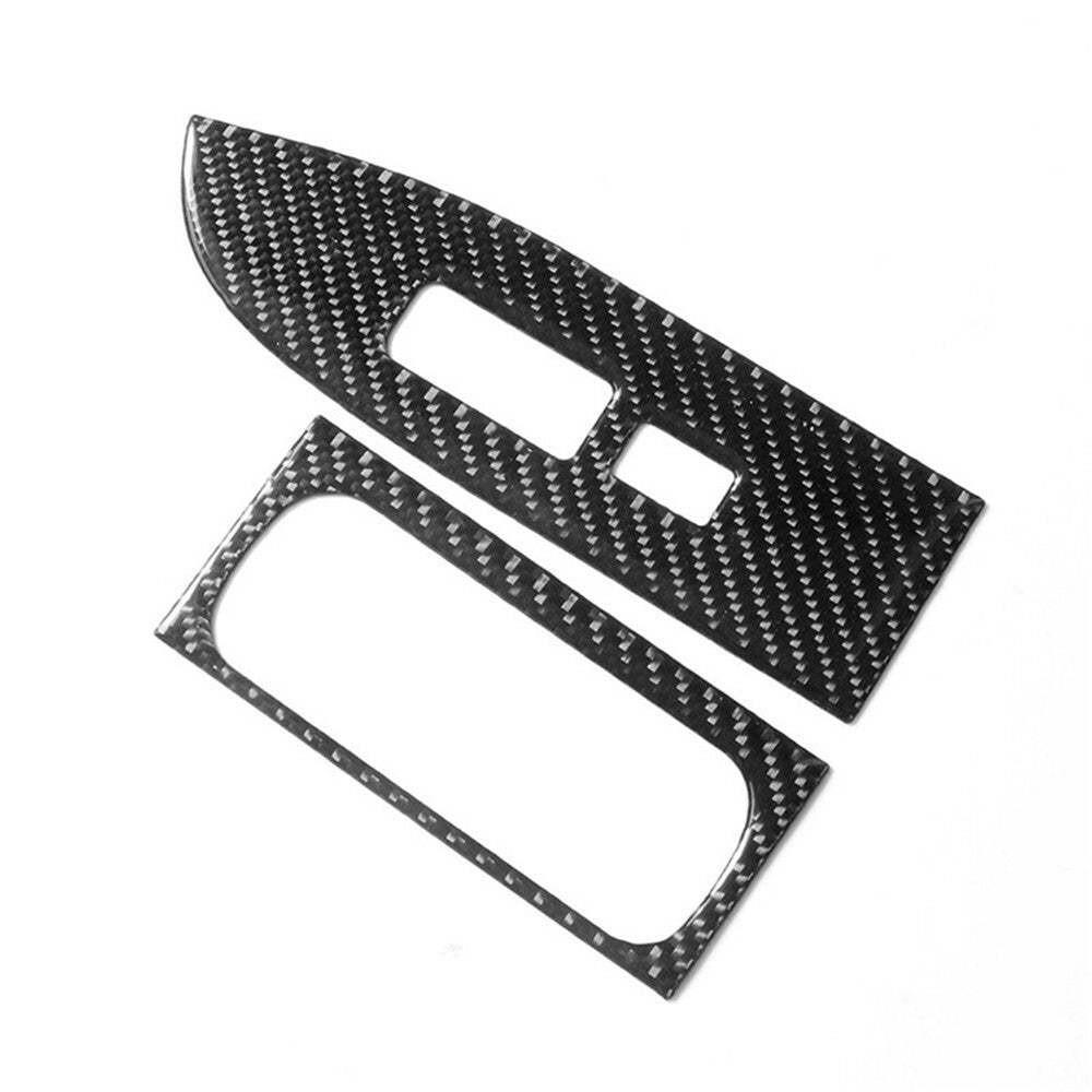 2x Carbon Fiber for Co -pilot Door Decorative Trim for Suzuki Grand Vitara 2006-2013