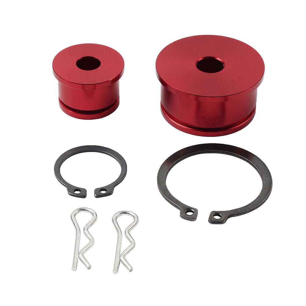 Red Aluminum Shifter Cable Bushing Kit for Honda for Civic Si 02-05 Rsx Type-S 02-06