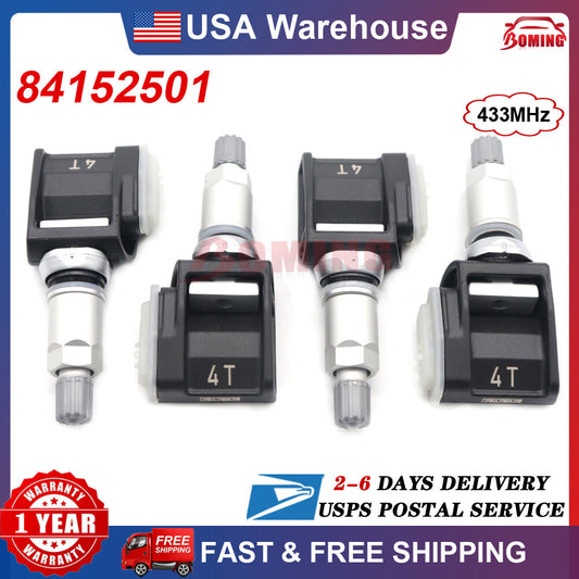 New 4PCS Trailer Tire Sensor 84338125 85110397 for Escalade for Chevy Silverado for GMC