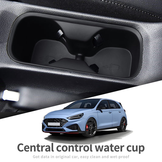 for Hyundai I30 I30 N Cup Holder Storage Box Shock-Absorbing Central Armrest
