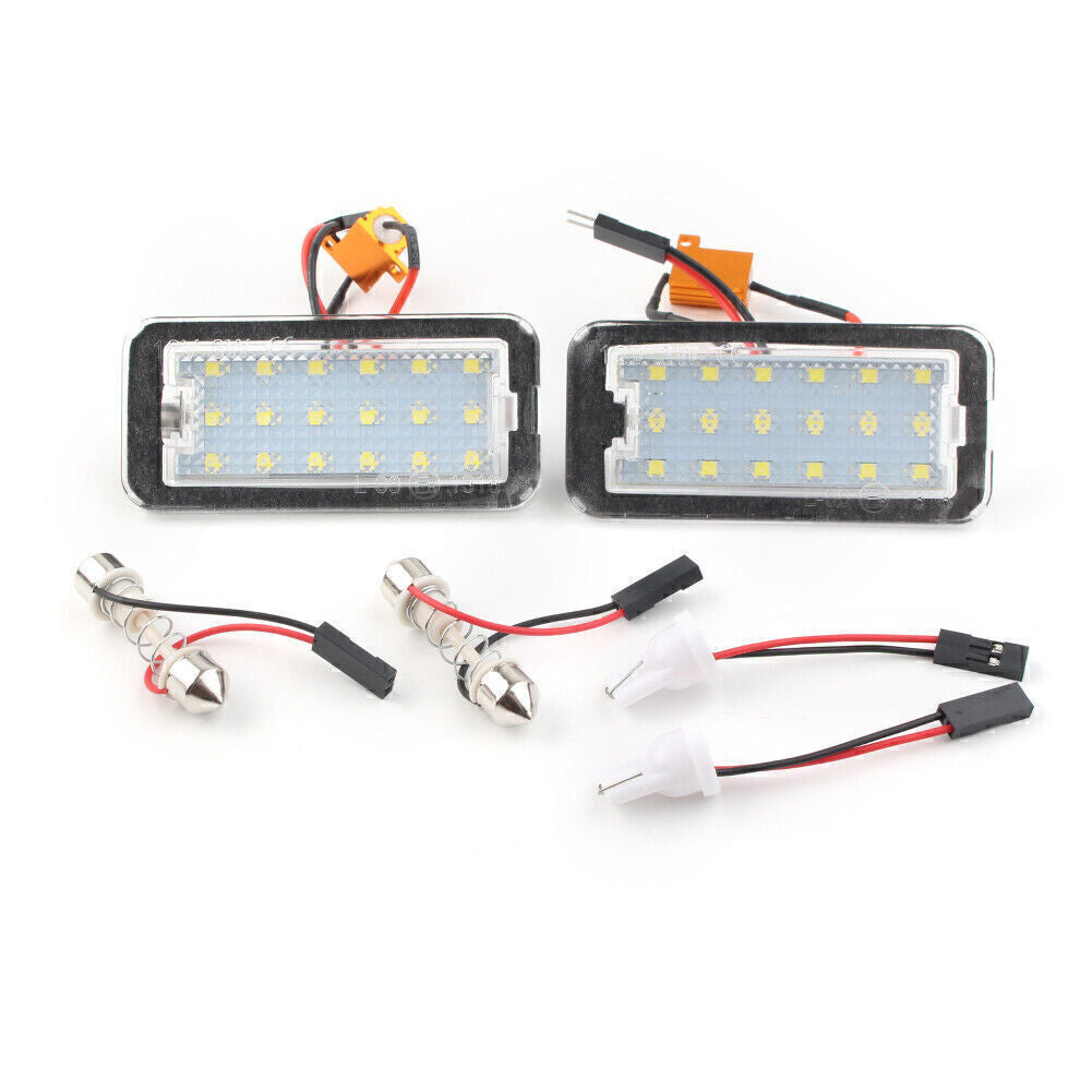 Fit for Fiat 500 500c + Cabriolet LED SMD License Plate Light Number Plate Light 12V