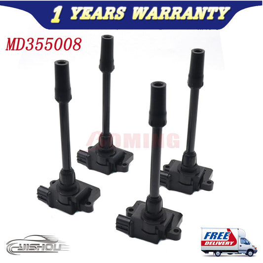 MD355008 4PCS Ignition Coils for Mitsubishi Galant Grandis Space Runner Lancer