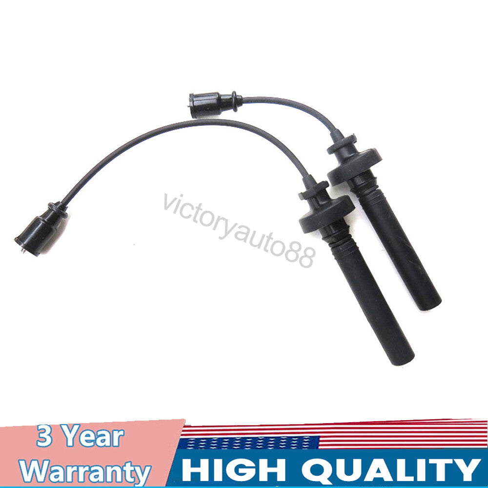 2 new Spark Plugs, Wires, and Ignition Cables MD365102 for Mitsubishi Lancer 1.6L 02-06