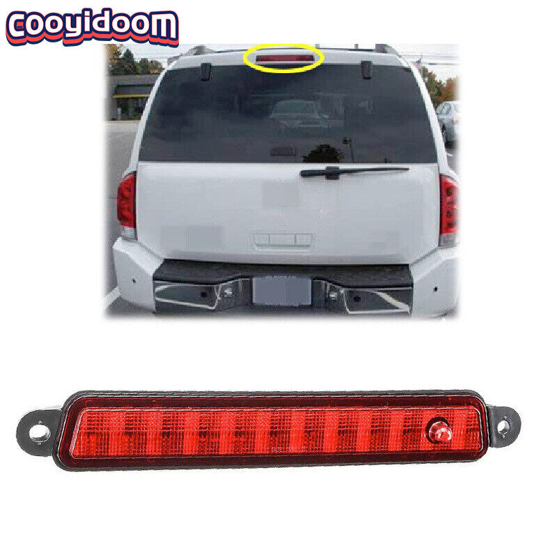 Suitable for 2005-2015 for Nissan /Armada black overhead LED 3Rd brake lights 26590-7S000