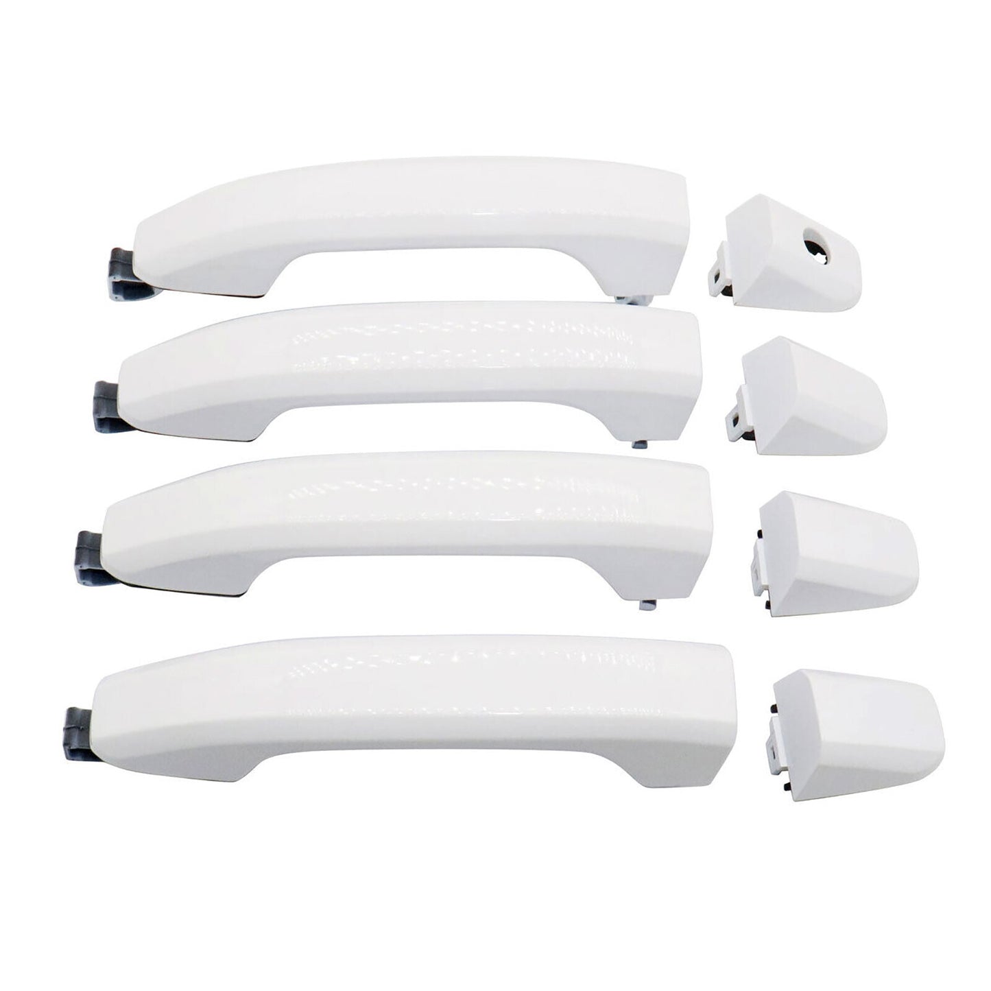 4pcs Olympic White Door Handles for Chevrolet Silverado 1500 2014-2018 22929464