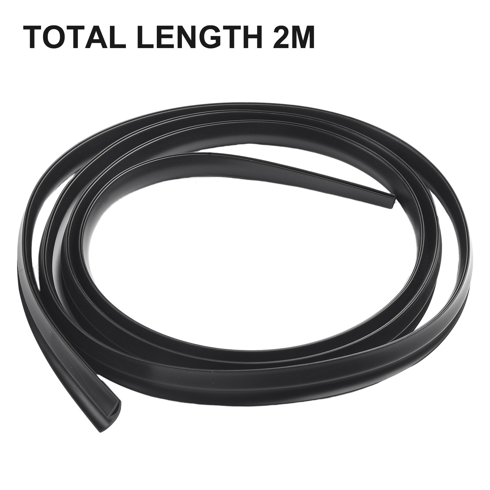 2m Seal Strip Trim Edge For Car Front Windshield Sunroof Weatherstrip Rubber 1pc