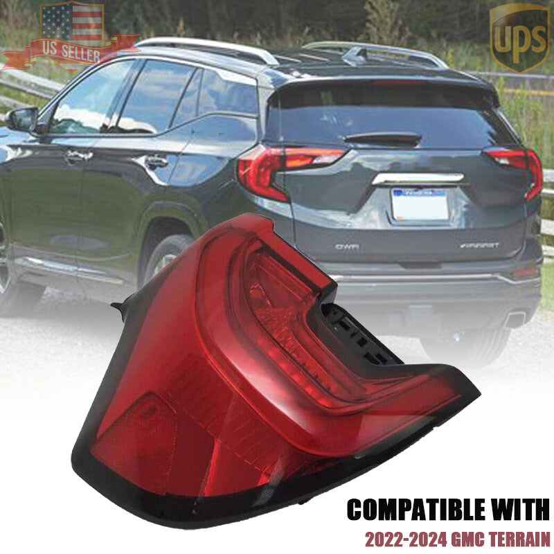 Outer Tail Light Lamp For 2022 2023 2024 for GMC Terrain 87838561 Left Driver Side