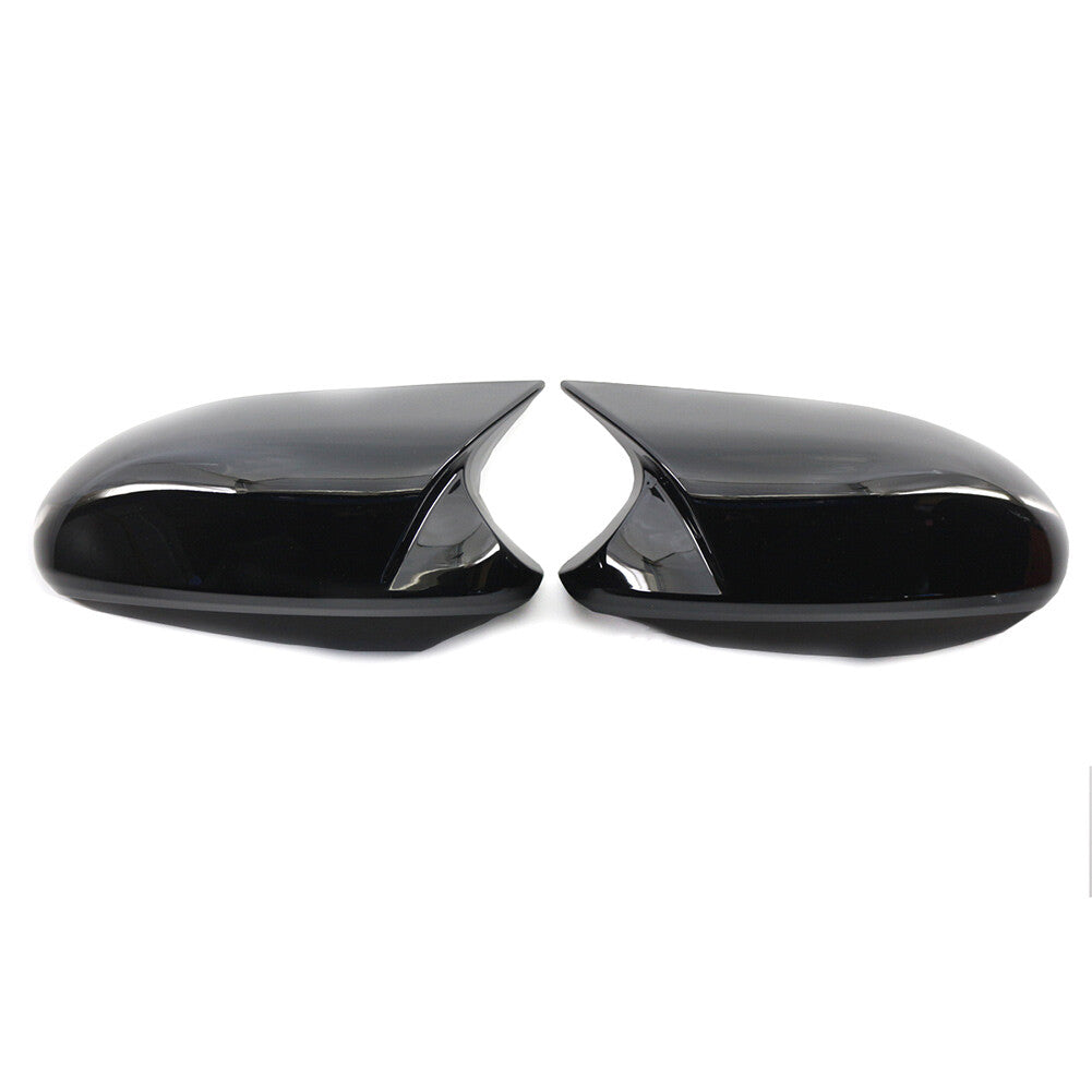 Black Rearview Mirror Cover Caps for BMW E81 E82 E87 E88 E90 E91 E92 93 PRE-LCI