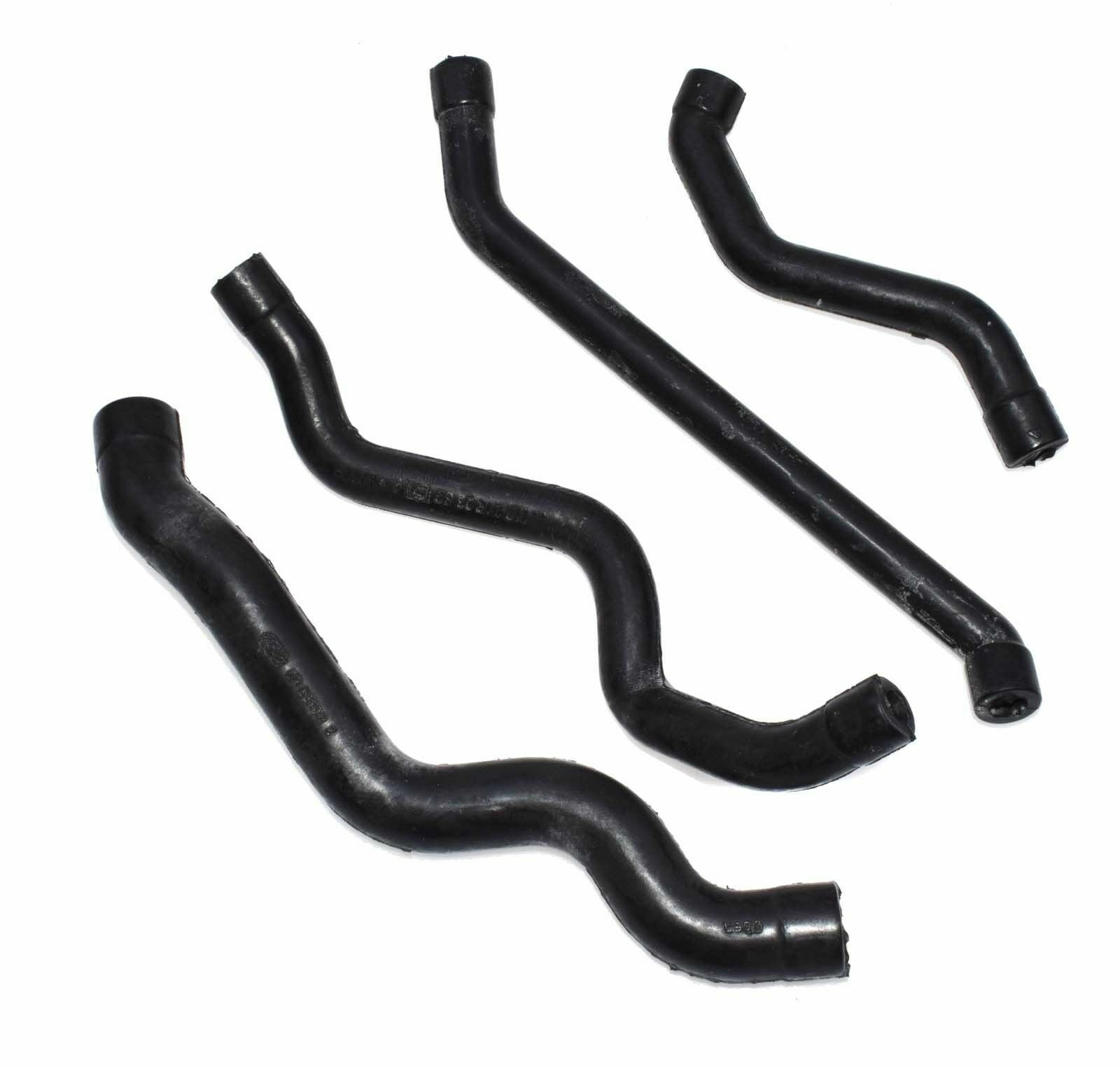 4Pcs Crankcase Ventalation Air inlet Breather Hose Kit for Mercedes 1120180282