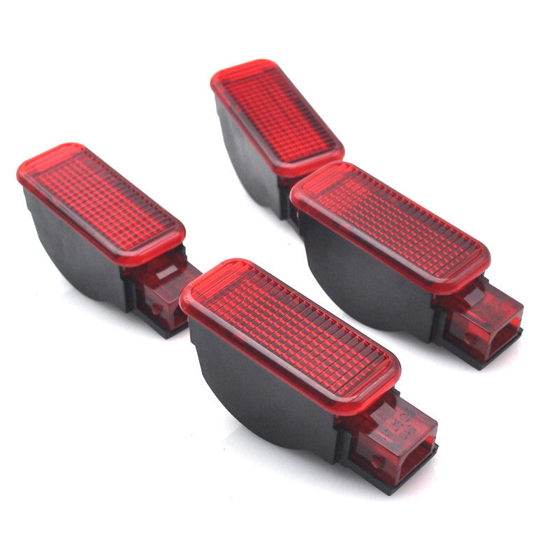 4x Red LED Door Courtesy Warning Light for Audi A3 A4 A5 A6 allroad Q3 Q5 Q7 Q8