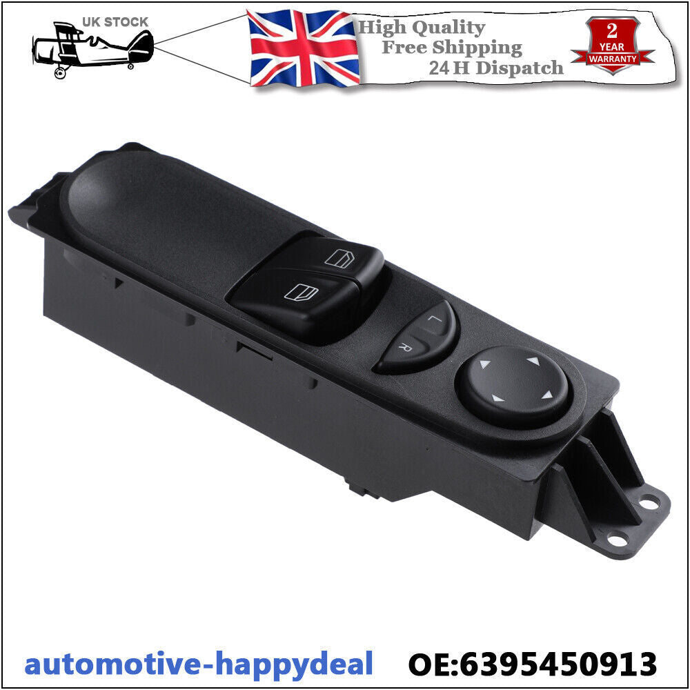 Driver Side Master Window Control Switch for Mercedes Benz Vito W639 2003-2015