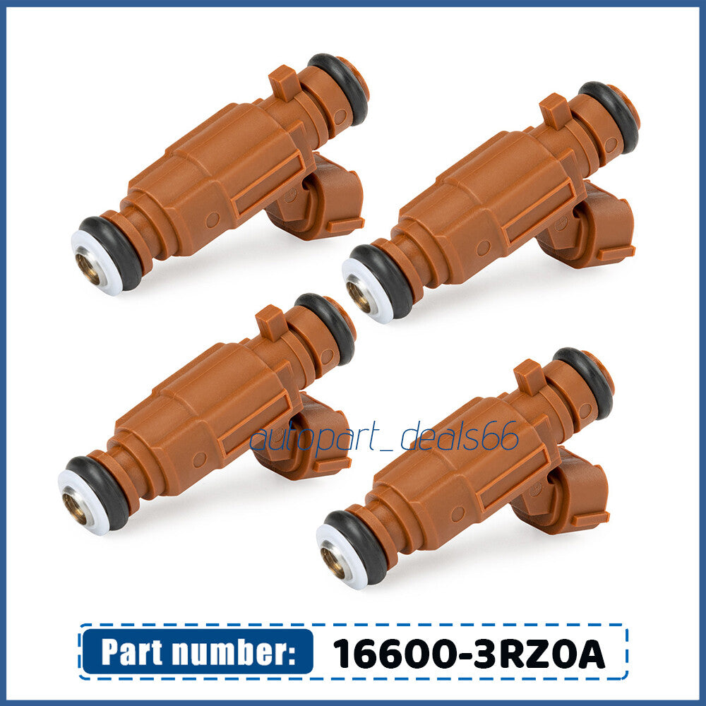 4PCS Fuel injector 16600-3RZ0A Replacement for Nissan for Renault 2.0L 0280157146