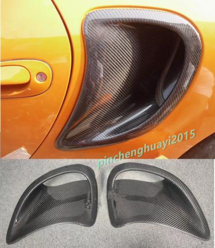 carbon fiber side fender air intake vent trim for Porsche 996 Turbo