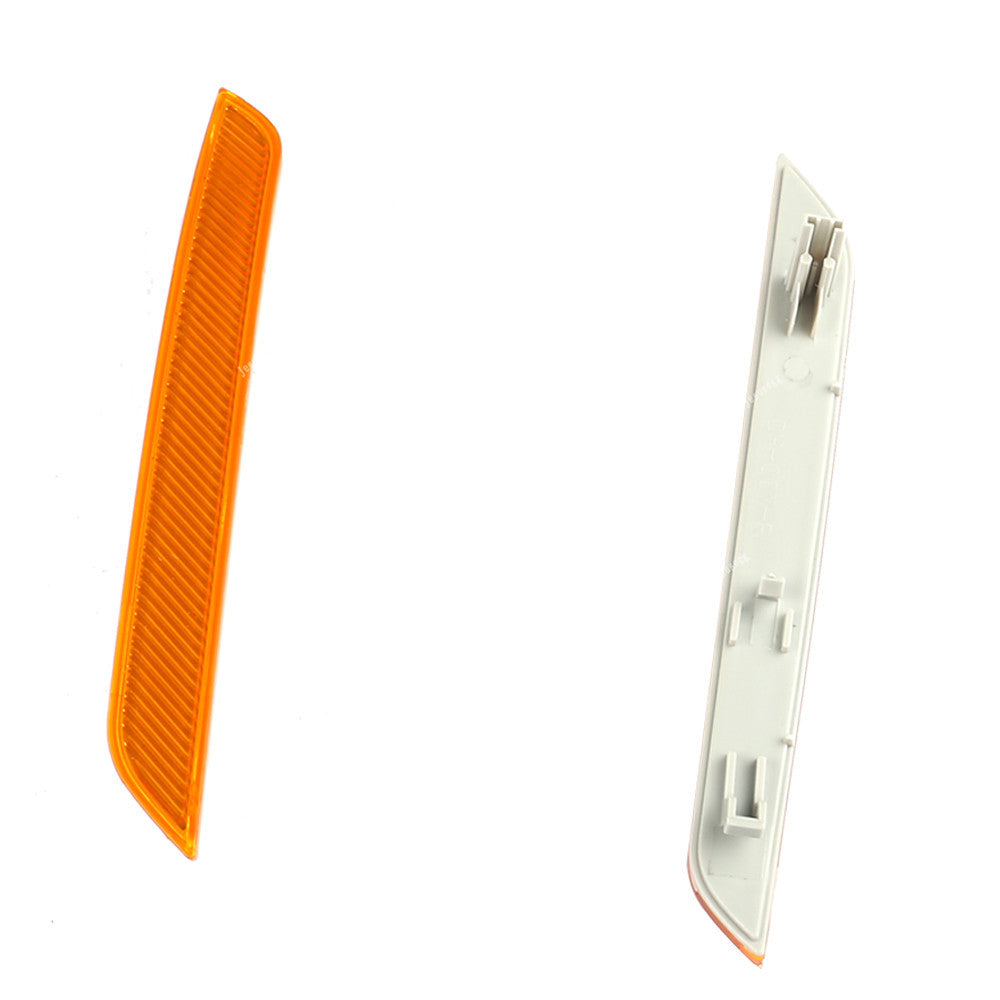 Yellow Pair Front Bumper Side Marker Reflector for BMW E71 E72 X6 2007-2014