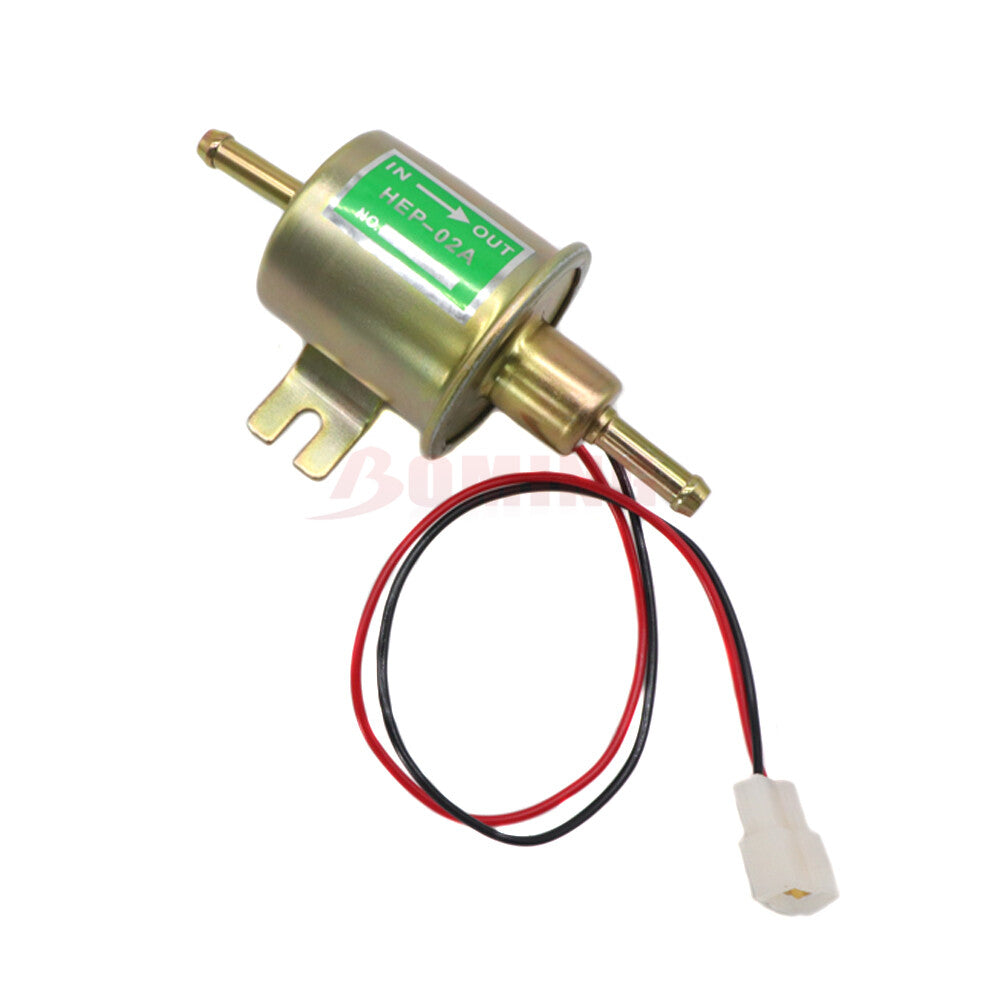 1PC 12V Electric Fuel Pump HEP-02A Universal Inline Low Pressure Gas Diesel NEW