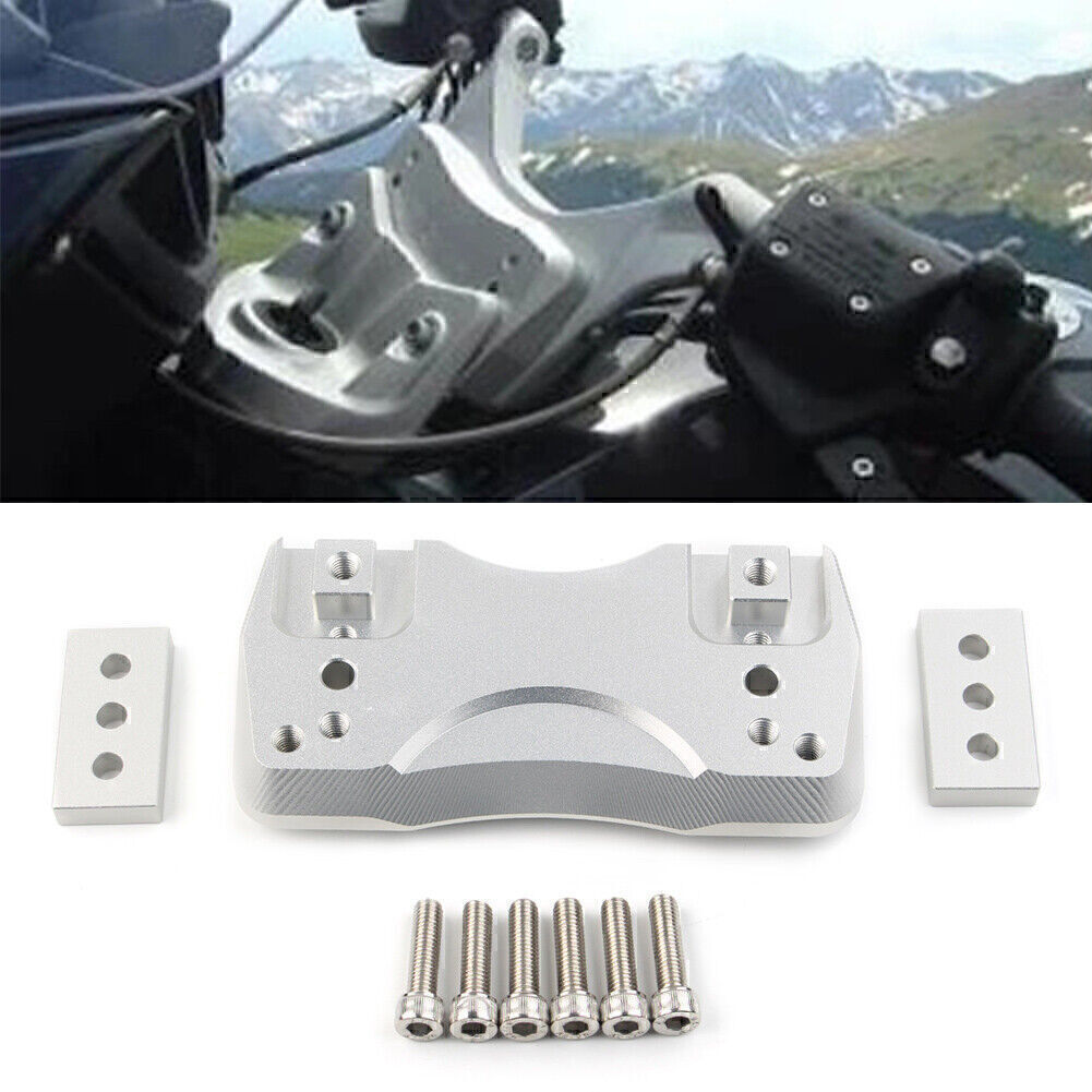 CNC Motorcycle Handle bar Clamp Handlebar Riser Adapter Fit for BMW K1200GT K1300GT