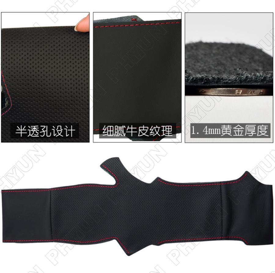 for Toyota RAV4 2013-2018 for Corolla 2014-2018 Hand Sewing Car Steering Wheel Cover