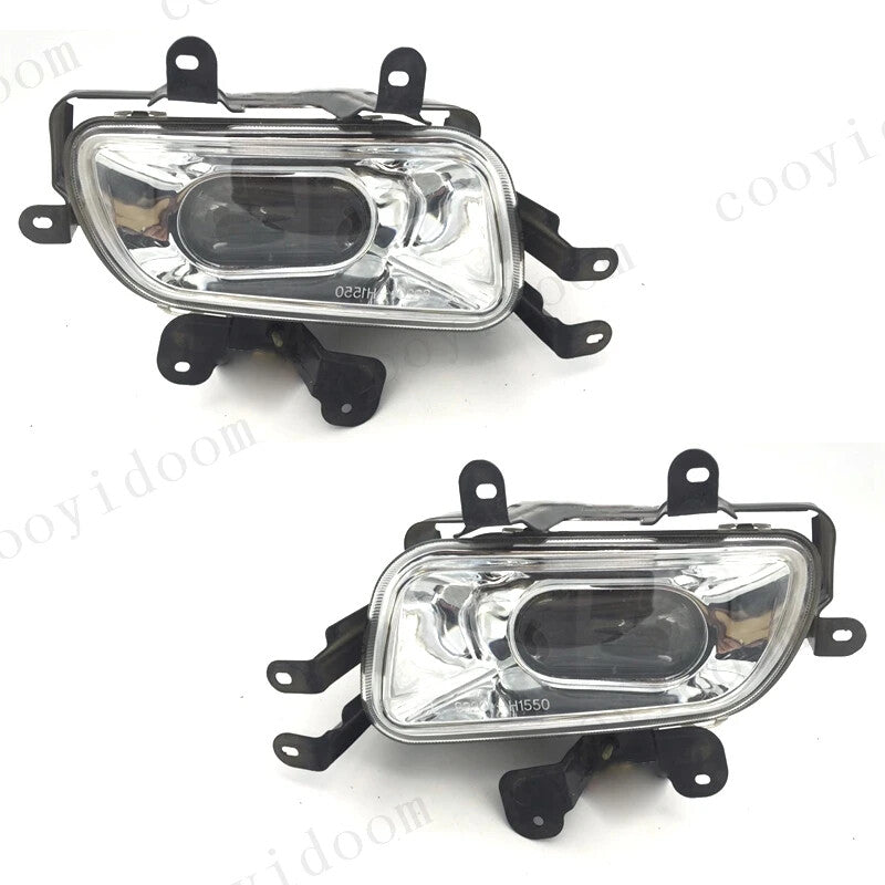1Pair Front Bumper Fog Lamp Driving Light for Hyundai Terracan 2.4 2.9 2001-2007
