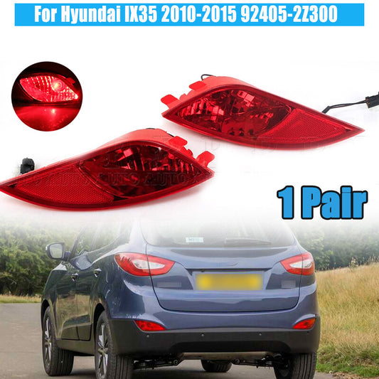 Pair Tail Reflector Lamp Rear Brake Light 92405-2Z300 for Hyundai IX35 2010-2015