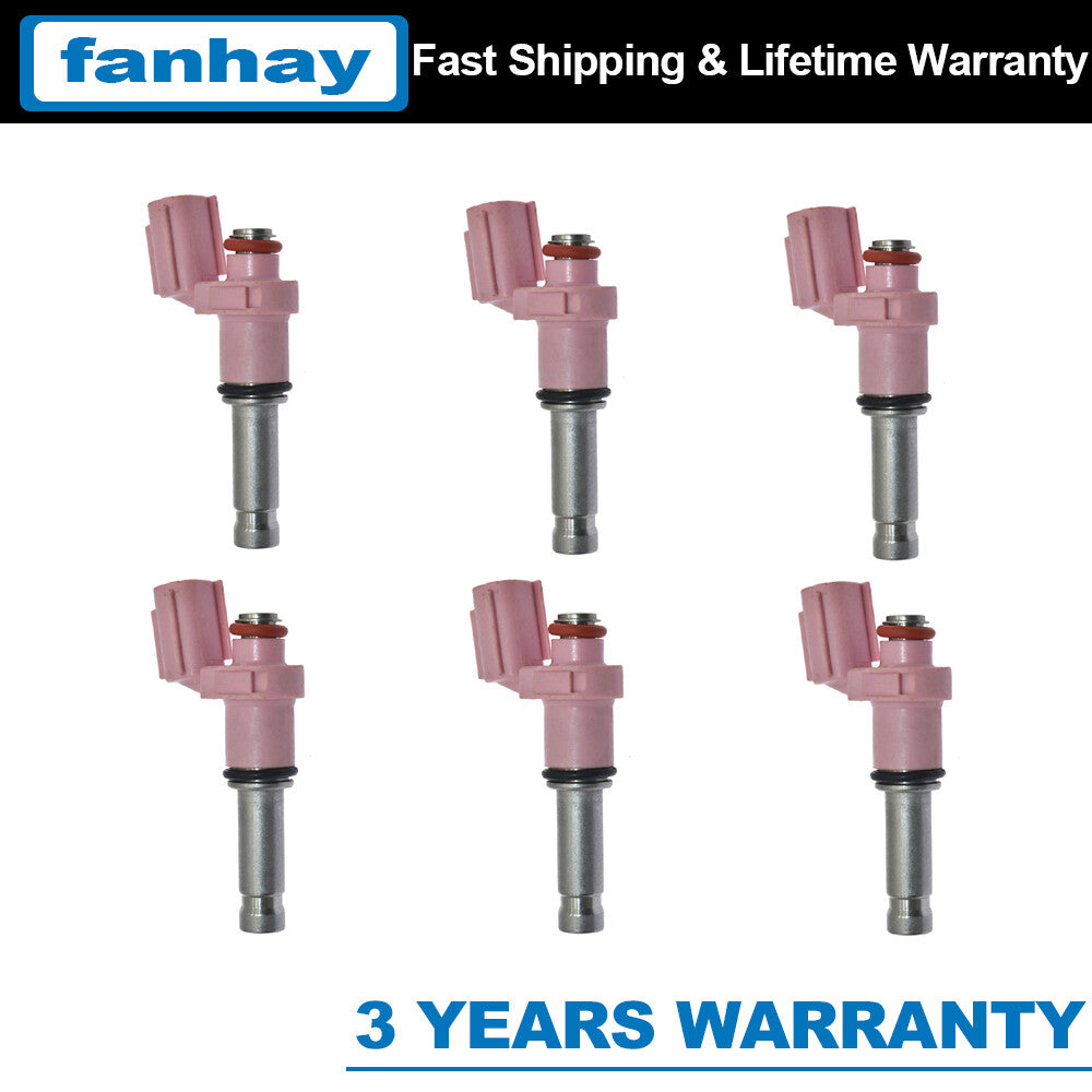 new 6-piece fuel injector kit for LEXUS GS350 GS450H IS300 IS350 RC300 23250-31070