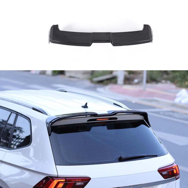 2017-2021 Carbon Fiber 1PCS for Volkswagen for Tiguan Rear Trunk Spoiler Wing Flap