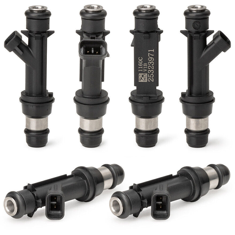 Set of 6 Fuel Injectors for Buick Century for Chevrolet Camaro for Pontiac 3.8L 25323972