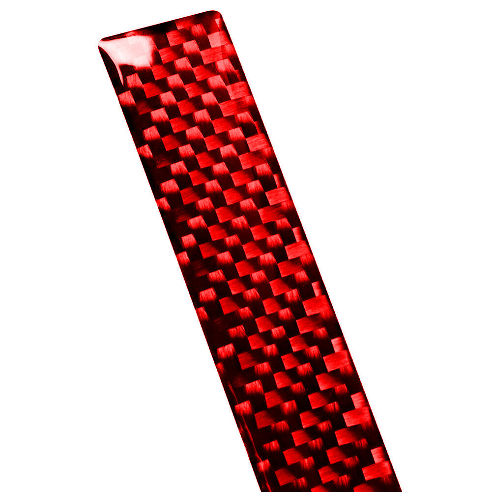 9Pcs Red Carbon Fiber Glove Box Cover Trim For Silverado for GMC for SIERRA 2014-2018