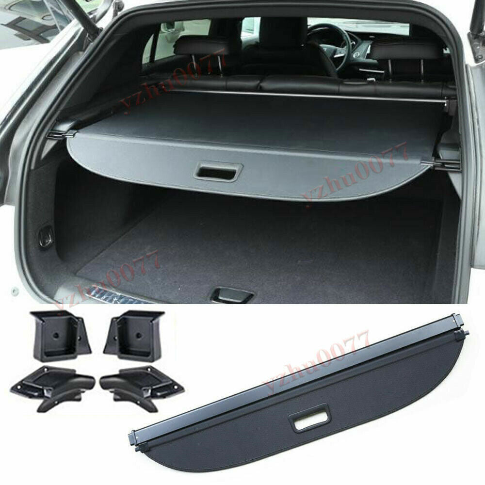 for Cadillac XT4 2019-2023 Black Rear Trunk Cargo Cover Luggage Security Shade