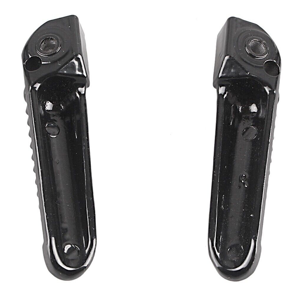 Fit for Yamaha YZF R1 2002-2012 R6 Pair Black Rear Passenger Foot Pegs Footrests
