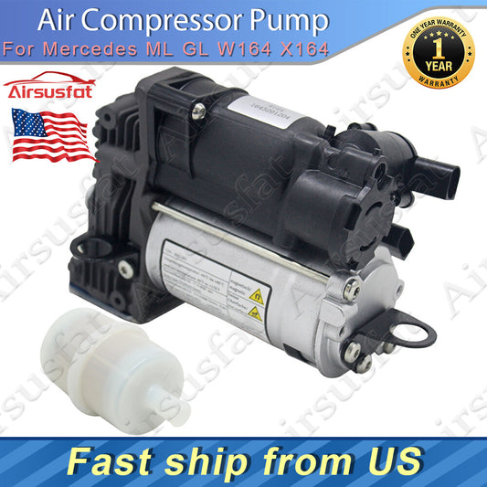 Air Compressor Pump+Air Filter for Mercedes GL ML W164 X164 07-12 1643200304 US