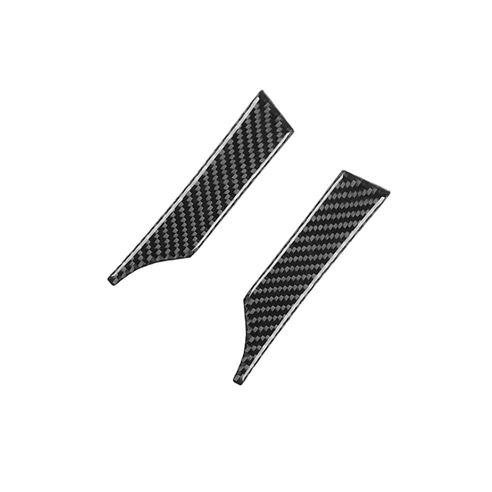 2Pcs Carbon Fiber Side Central Console Cover Trim for Toyota Tacoma 2016-2021
