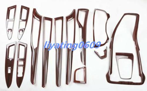 14-piece wood trim interior kit for Ford Fusion Mondeo 2013-2016