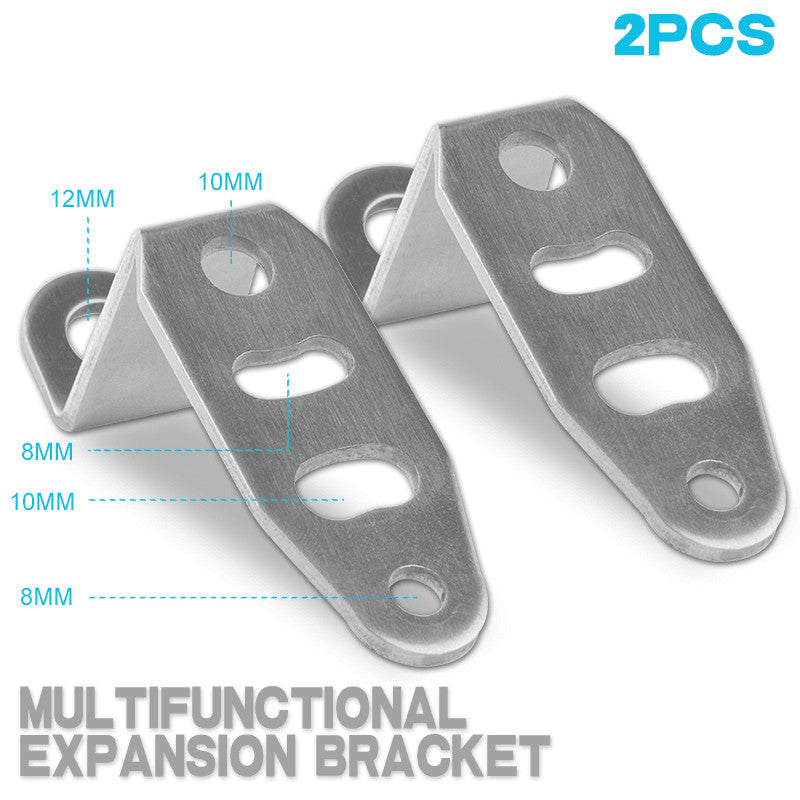 2x Motorcycle Fork Headlight Mount Bracket Holder Spotlight Turn Signal Holder
