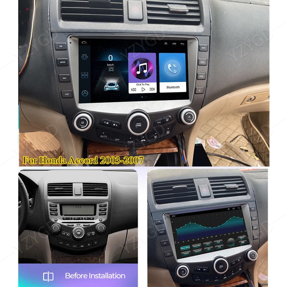 9 Android Auto Carplay Car Stereo Radio for Honda for Accord 2003-2007 GPS Navi SWC
