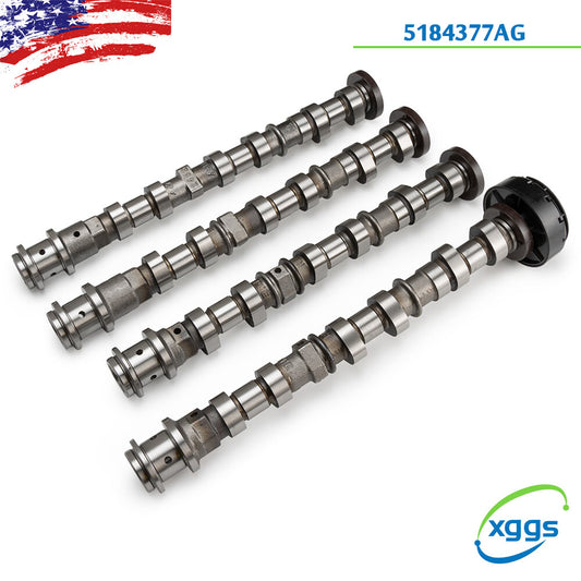 4PCS Engine Camshafts Fit For 2011-2018 for Jeep for Dodge for Chrysler for Ram 3.6L 5184377AG