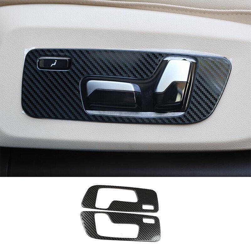 Fit for BMW X7 G07 2019-2021 2022 steel carbon fiber for Seat switch panel trim 4pcs