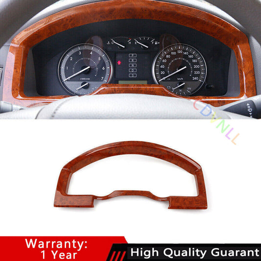 for Toyota for Land Cruiser 2016-21 1P Wood Grain Instrument Panel Frame Cover Trim