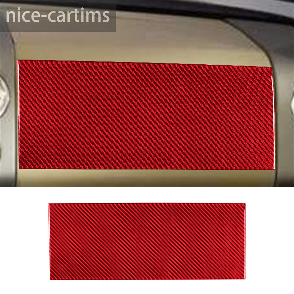 Red Carbon Fiber Console for Co -pilot Dashboard Panel Trim for Ford F150 FX4 2004-08