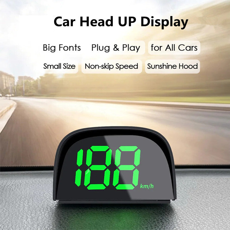 Car Electronics Big Font Speed MPH HUD Digital Speedometer Head Up Display Kit