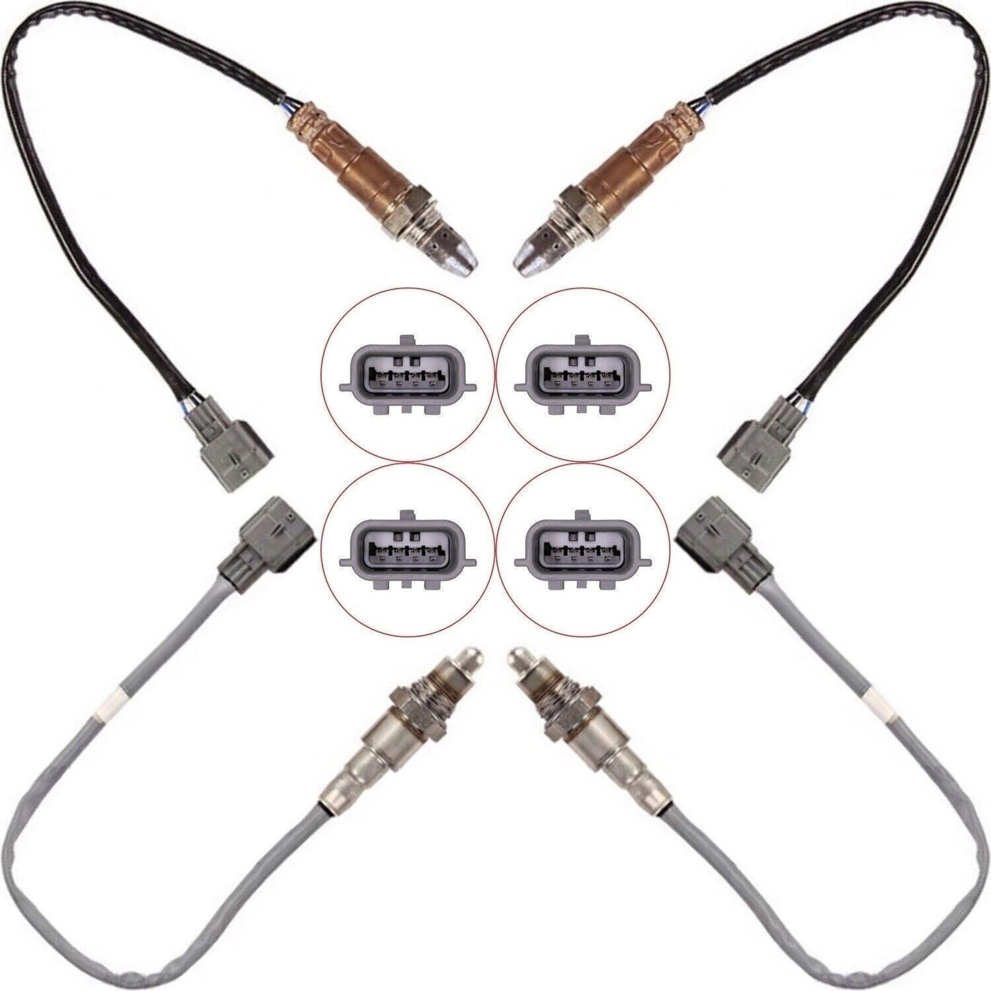 4Pcs UpDownstream Oxygen Sensor for Nissan Murano for Infiniti QX60 2015-2019 3.5L