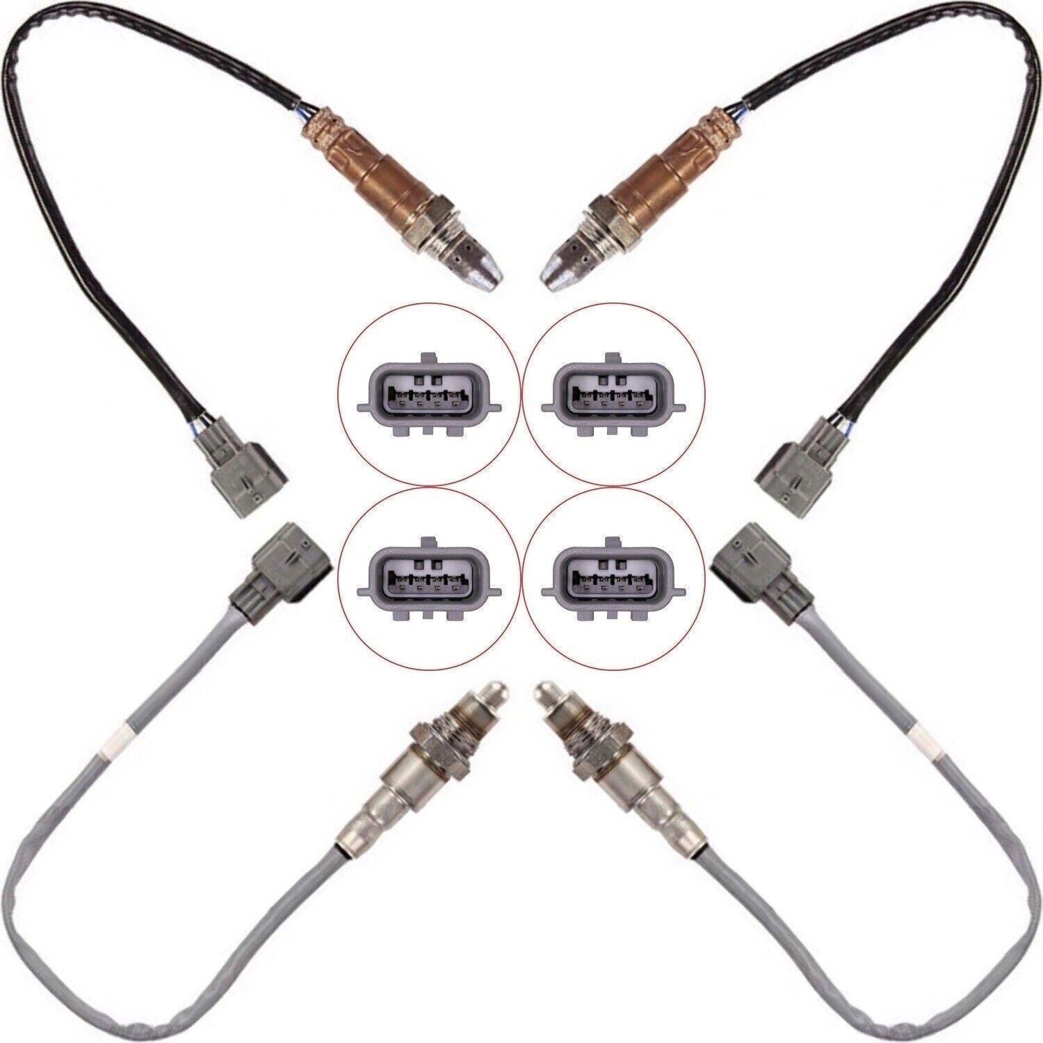 4Pcs UpDownstream Oxygen Sensor for Nissan Murano for Infiniti QX60 2015-2019 3.5L