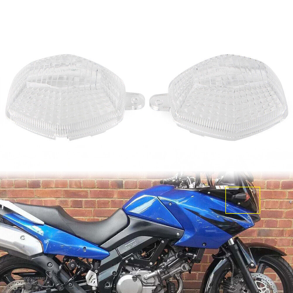 Turn Signal Light Lens Indicator Lamp Cover for SUZUKI GSX DL 650 1250 600 Clear