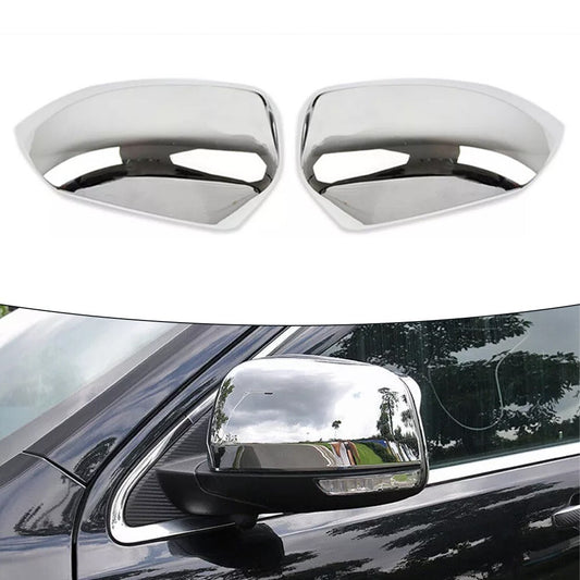 For Grand for Cherokee 2011-2021 Chrome Rearview Side Mirror Cover Trim 2pcs new