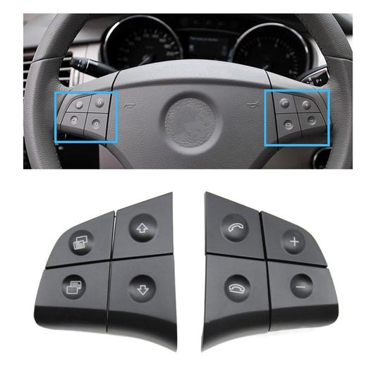 Steering Wheel Switch Buttons Black for Mercedes ML GL R B CLass W164 W251 W245