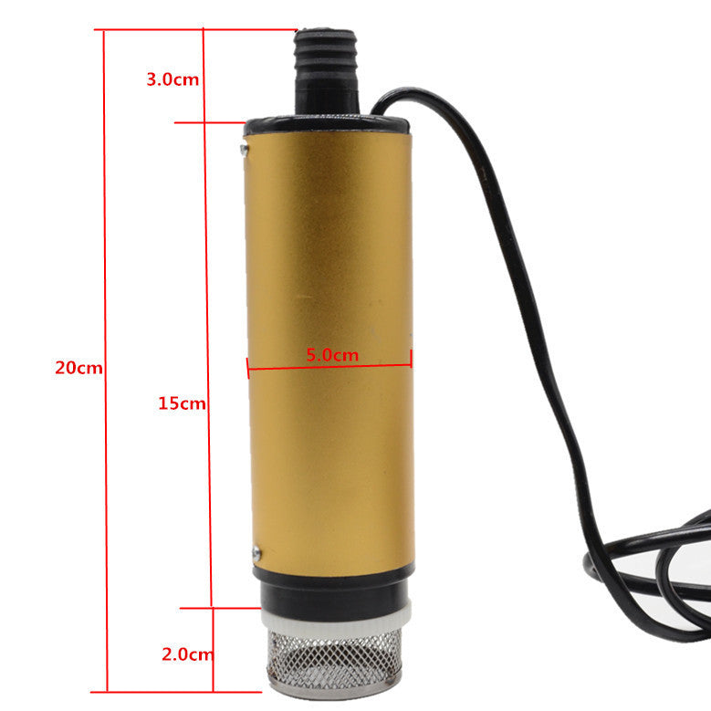 Car Submersible Diesel Fuel Water Oil Transfer Drum Pump for Mini Refueling Sub Tool